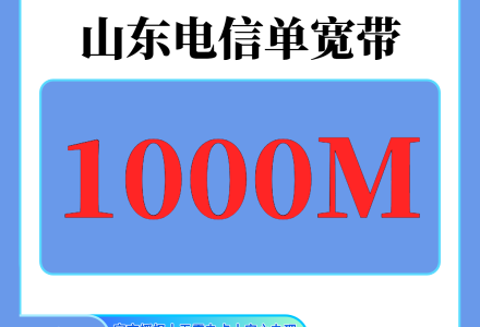 山东电信2160元包3年单宽带1000M【不含调试费】-绿港号卡网