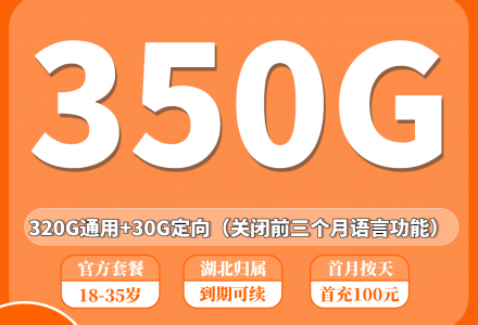 广电湖南专属卡28元350G+200分钟,18-35岁的你绝对不容错过!(只发湖南)-绿港号卡网