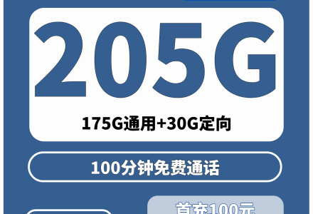 广东专属福利!广东电信心甲卡19元享205G流量+100分钟通话,限时抢办!-绿港号卡网